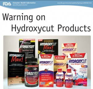 FDA issued a rare, "singled out" warning about Hydroxycut products, specifically.