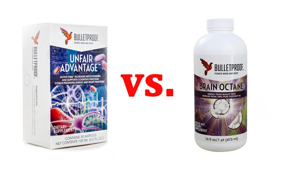 unfair advantage vs. brain octane oil