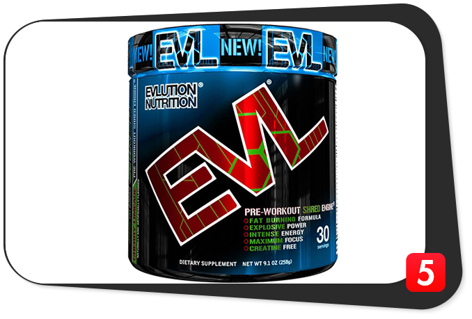 Product image from Best 5 supplements evl engn shred review