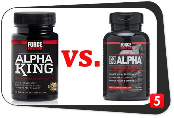 alpha king vs. test x180 alpha