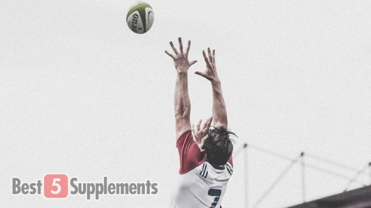 Rugby player's performance very high after taking the best supplements