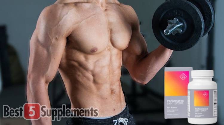 A bottle of Performance Lab fat burner, which is our best vegan fat burner recommendation