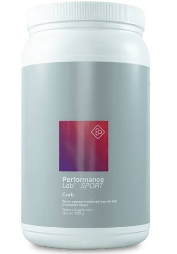 A container of Performance Lab Carb